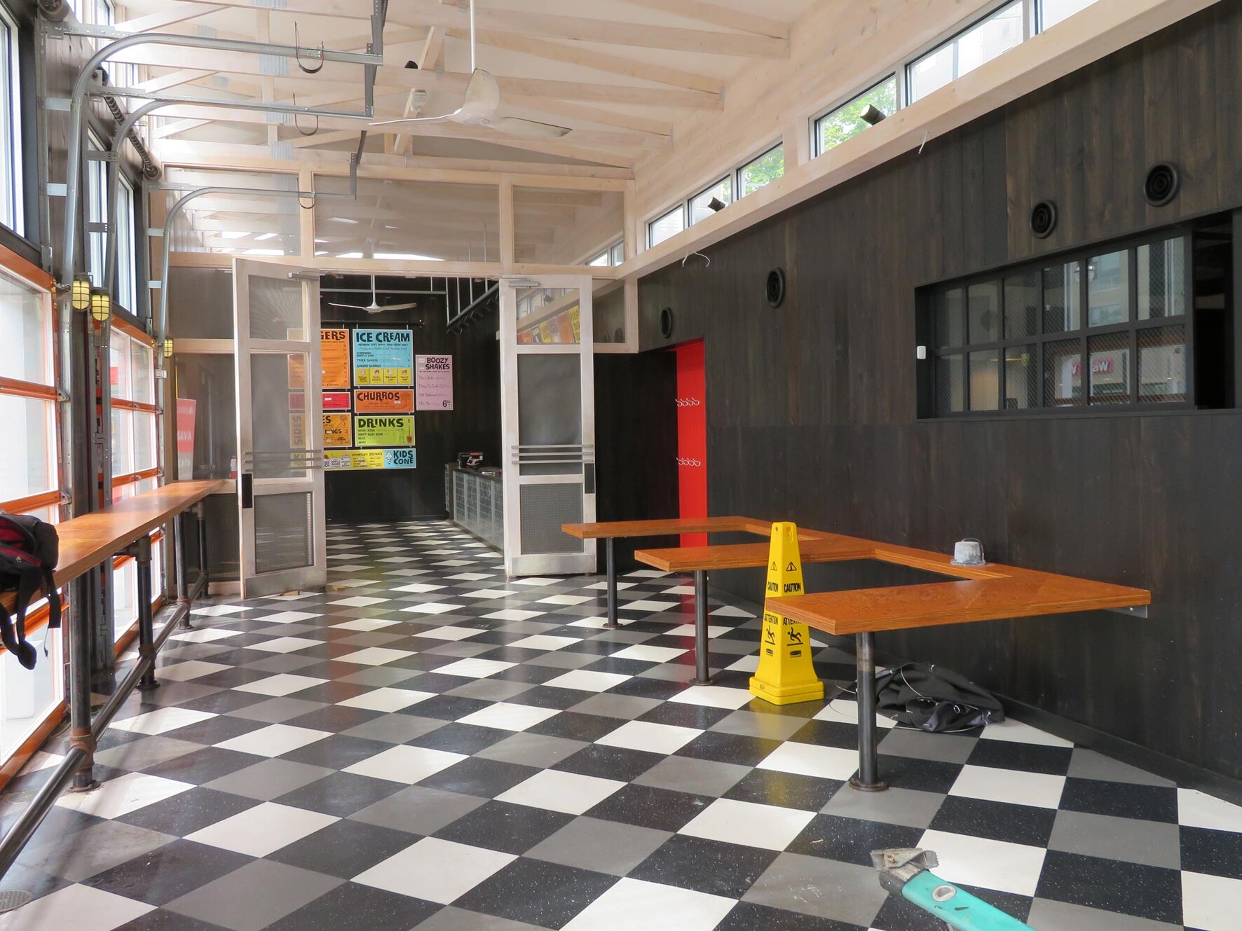 Former burger joint prior to takeover